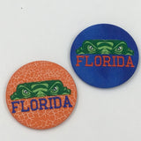 Florida Game Day Embroidered Button