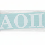 Alpha Omicron Pi Vinyl Decal