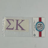 Sigma Kappa Vinyl Decal - Discontinued