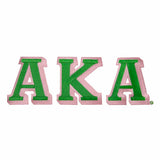 Alpha Kappa Alpha 4" Individual Letter Patch Set