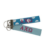 Alpha Chi Omega Pastel FOB Keychain