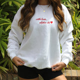 Alpha Chi Omega With Love Crewneck