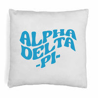 Alpha Delta Pi Greek Mod Design on a Sorority Throw Pillow