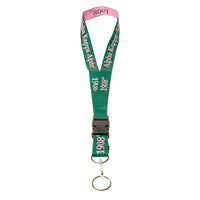 Alpha Kappa Alpha Embroidered Lanyard SAV