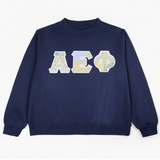 Alpha Epsilon Phi Patchwork Mockneck