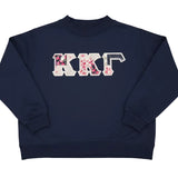 Kappa Kappa Gamma Patchwork Mockneck