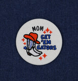 Get Em Gators Embroidered Button