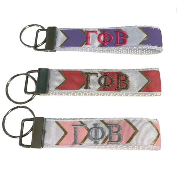 Gamma Phi Beta FOB Keychain