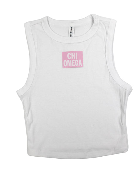 Chi Omega Patch Tank