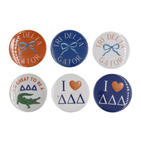 Delta Delta Delta 2025 Printed Buttons