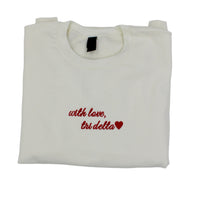Delta Delta Delta With Love Crewneck