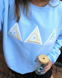 Alpha Chi Omega Patchwork Gilden Crewneck