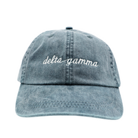 Delta Gamma Script Hat