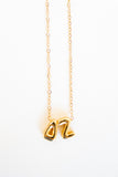 Delta Zeta Bubble Letter Necklace