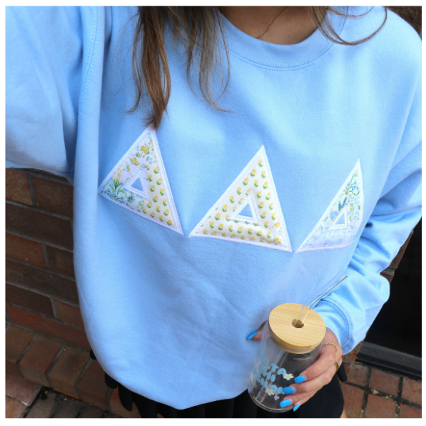 Sorority Patchwork Crewneck