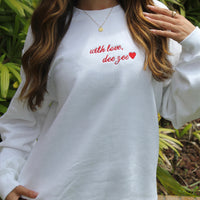 Delta Zeta With Love Crewneck