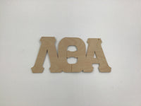 Lambda Theta Alpha Wood Door Deck