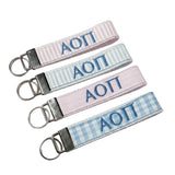 Alpha Omicron Pi Pastel Fob Keychain