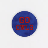 School Spirit Game Day Embroidered Button