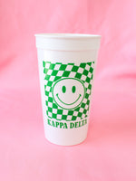 Kappa Delta Smiley Face Stadium Cup