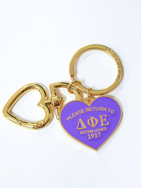 Delta Phi Epsilon Please Return Key Ring