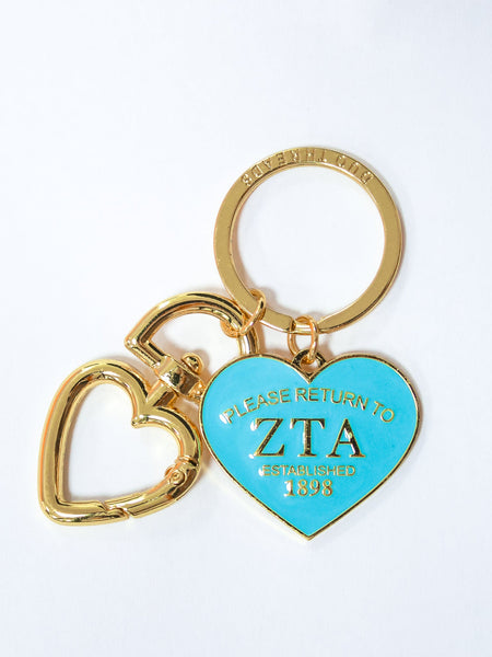 Zeta Tau Alpha Please Return Key Ring