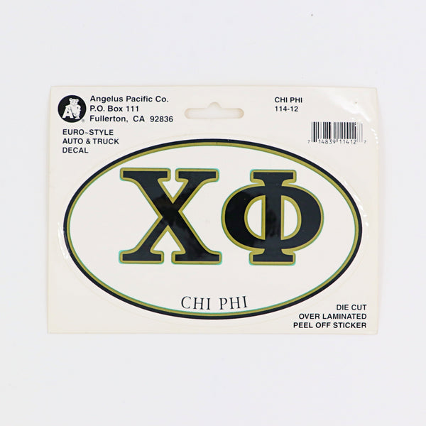 Chi Phi Euro Decal - Discontinued
