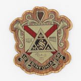 Phi Mu Alpha Large Wood Crest