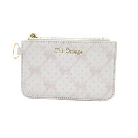 Chi Omega Bow Key Pouch
