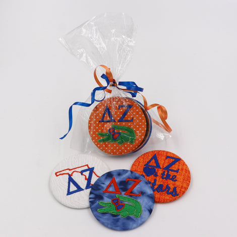 Delta Zeta Game Day Embroidered Button Set 1