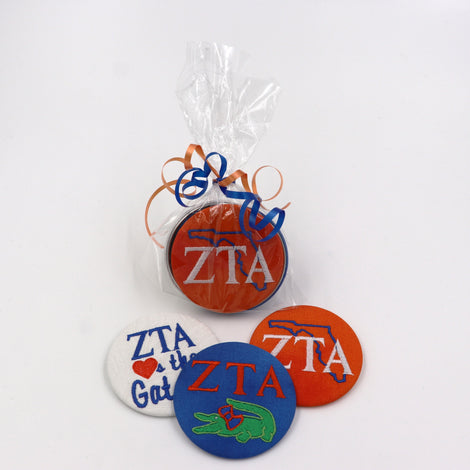 Zeta Tau Alpha Game Day Embroidered Button Set 1