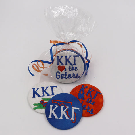 Kappa Kappa Gamma Game Day Embroidered Button Set 1