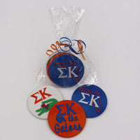 Sigma Kappa Game Day Embroidered Button Set 1