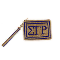 Sigma Gamma Rho Beaded Coin Pouch