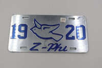 Zeta Phi Beta Dove License Plate