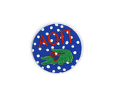 Alpha Omicron Pi Game Day Embroidered Button Set 1