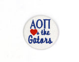 Alpha Omicron Pi Game Day Embroidered Button Set 1