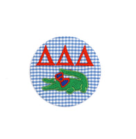 Delta Delta Delta Game Day Embroidered Button Set 1