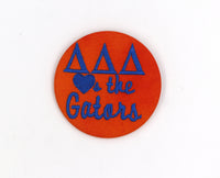 Delta Delta Delta Game Day Embroidered Button Set 1