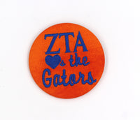 Zeta Tau Alpha Game Day Embroidered Button Set 1