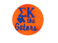 Sigma Kappa Game Day Embroidered Button Set 1