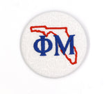 Phi Mu Game Day Embroidered Button Set 1
