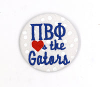 Pi Beta Phi Game Day Embroidered Button Set 1