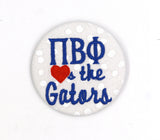 Pi Beta Phi Game Day Embroidered Button Set 1