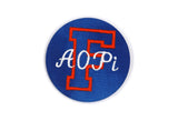 Alpha Omicron Pi Game Day Embroidered Button Set 2