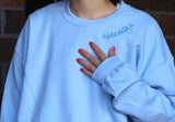 Alpha Delta Pi Side Script Crewneck