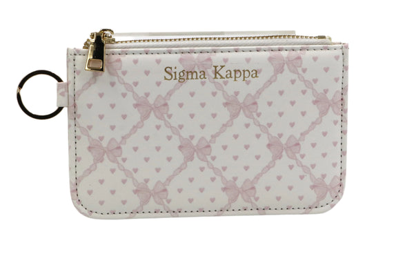 Sigma Kappa Bow Key Pouch