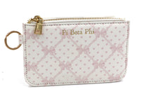 Pi Beta Phi Bow Key Pouch