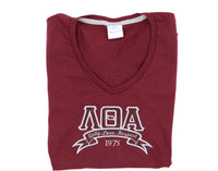 Lambda Theta Alpha Banner V-Neck