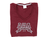 Lambda Theta Alpha Banner V-Neck
